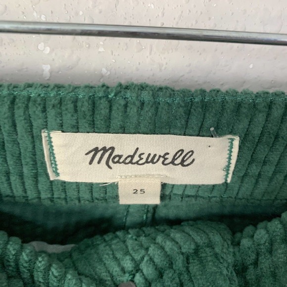 Madewell Green Corduroy Pegged Skirt - Picture 3 of 4